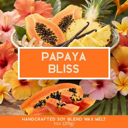 Papaya Bliss Wax Melt Sample