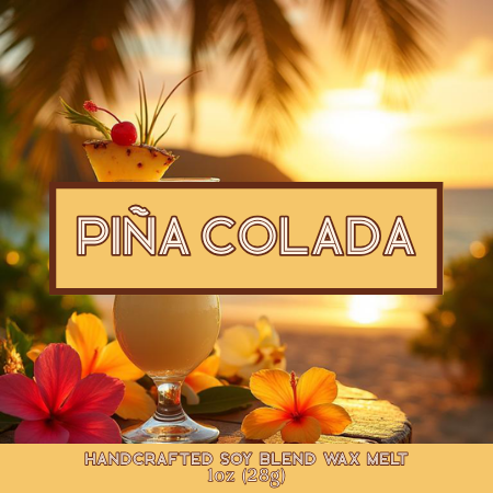 Piña Colada Wax Melt Sample